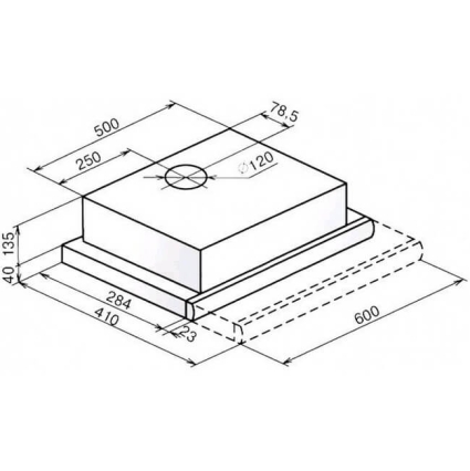 Вытяжка встраиваемая FABER FLOX IX A60